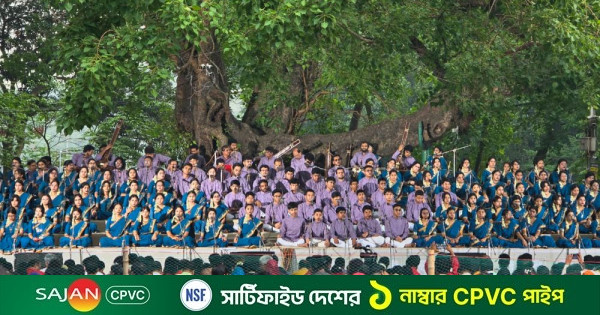 রমনার বটমূলে ছায়ানটের বর্ষবরণ অনুষ্ঠান শুরু