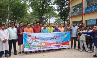 পার্বতীপুরে বর্ণাঢ্য আয়োজনে নববর্ষ উদযাপন