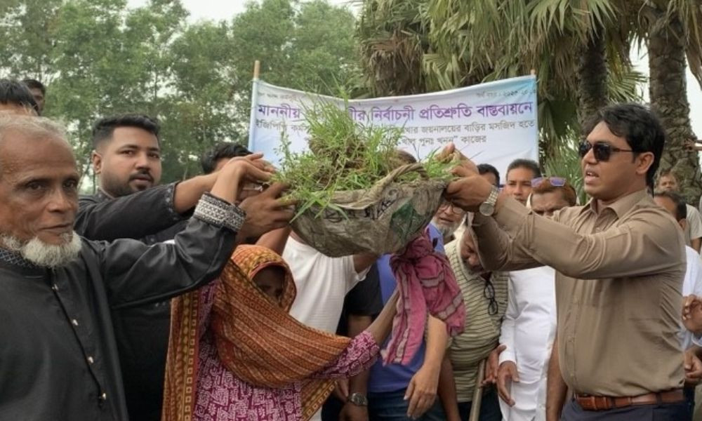 দেবীদ্বারে বরাদ্দ পাওয়া দুইটির একটি খালের পুনঃখনন উদ্বোধন