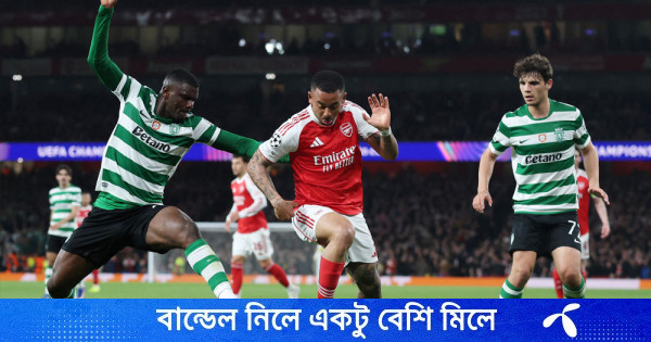 স্পোর্টিংকে আটকে দিয়ে সেমিফাইনালে আর্সেনাল