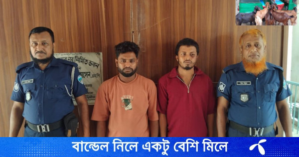 অটোরিকশায় ছাগল নিয়ে পালানোর সময় আটক ২
