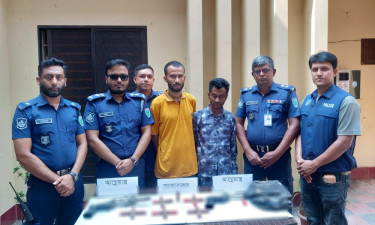 মৌলভীবাজারে ডাকাতির প্রস্তুতিকালে গ্রেপ্তার ৩, অস্ত্র উদ্ধার