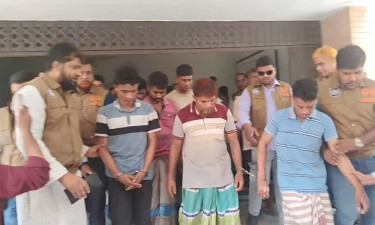 নাটোরে নির্মীয়মাণ পাওয়ার গ্রিডে ডাকাতি, গ্রেপ্তার ১৩