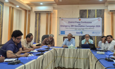 নীলফামারীতে ২ লাখ ১০ হাজার শিশুকে দেওয়া হবে হামের টিকা