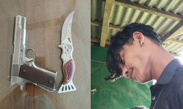 ময়মনসিংহে পিস্তল ও চাকুসহ প্রবাসী আটক