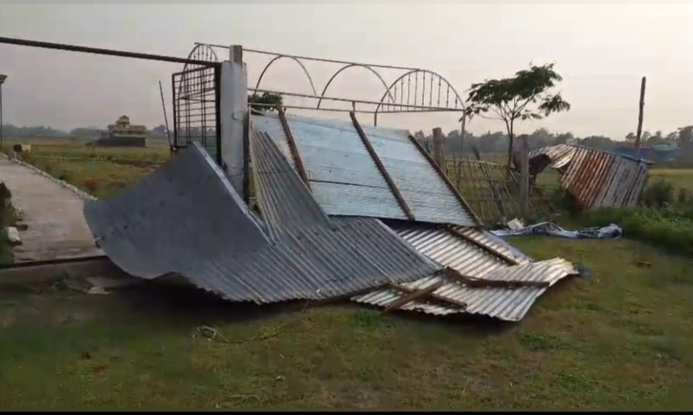 ব্রাহ্মণবাড়িয়ায় কালবৈশাখী ঝড়ে ঘরবাড়ি ও দোকানপাট লণ্ডভণ্ড