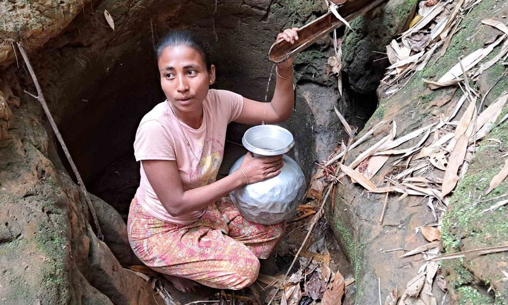 পাহাড়ে পানির সংকট তীব্র হচ্ছে