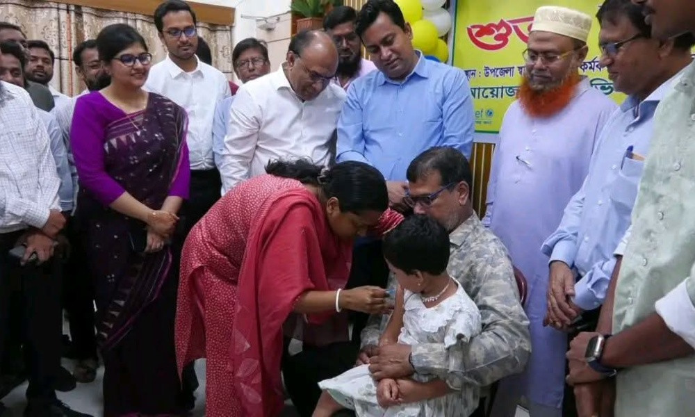 ঝিনাইদহে হাম-রুবেলার টিকা পাবে প্রায় ২ লাখ শিশু