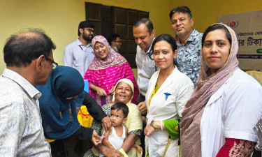 বোয়ালখালীতে হাম-রুবেলা টিকাদান কর্মসূচির উদ্বোধন