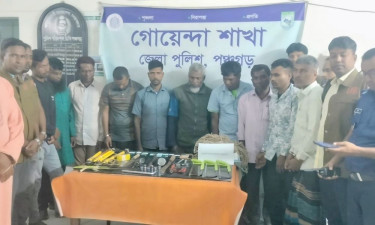 পঞ্চগড়ে ডাকাতচক্রের ১০ সদস্য গ্রেপ্তার