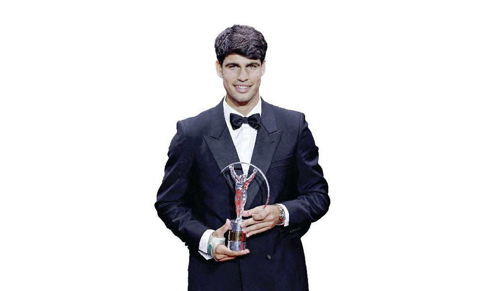 লরিয়াসের বর্ষসেরা আলকারাজ