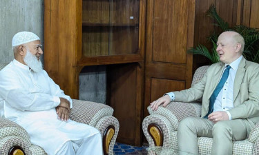 জামায়াত আমিরের সঙ্গে জার্মান রাষ্ট্রদূতের বৈঠক