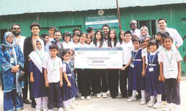 পাঁচখোলা প্রাথমিক বিদ্যালয়ে ৩৫ বছর পর স্বাস্থ্যসম্মত পরিবেশ