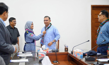 প্রধানমন্ত্রীর সঙ্গে বাংলাদেশ স্কাউটস’র কার্যনির্বাহী কমিটির সাক্ষাৎ
