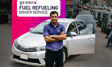 তেলের পাম্পে লাইনে দাঁড়াতে এবার ‘ভাড়াটে চালক’