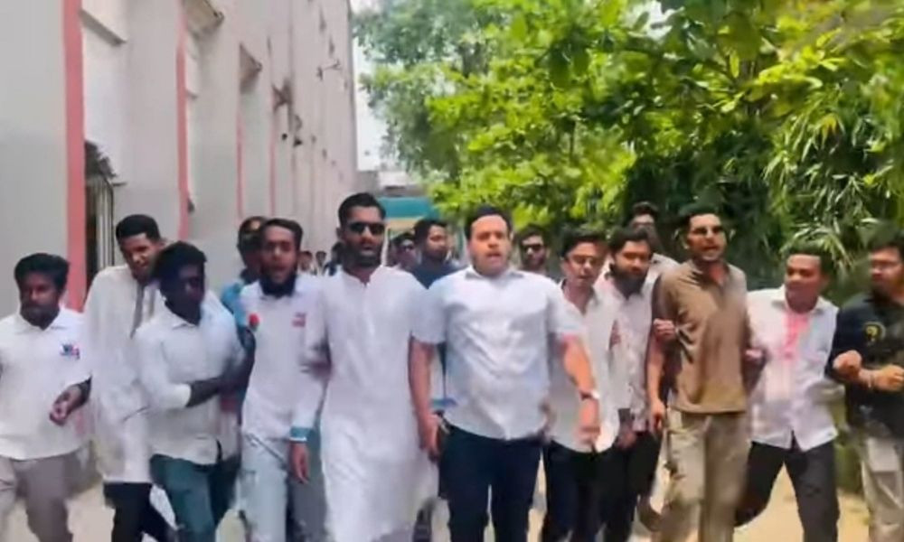 ‘গুপ্ত রাজনীতি’ নিষিদ্ধের দাবিতে ব্রাহ্মণবাড়িয়ায় ছাত্রদলের বিক্ষোভ