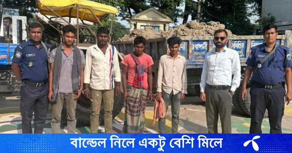 তাড়াশে কৃষিজমির উপরিভাগের মাটি কেটে বিক্রি, ৪ জনের কারাদণ্ড