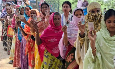 এক ঘণ্টা বাকি থাকতেই ৯০ শতাংশ ভোটগ্রহণ!