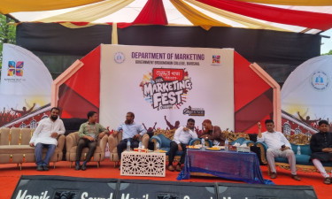 বসুন্ধরা খাতার আয়োজনে বিএম কলেজে মার্কেটিং ফেস্ট