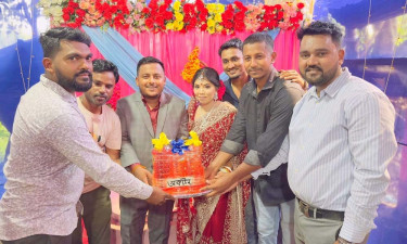 মৌলভীবাজারে বউভাতে নবদম্পতিকে অকটেন উপহার