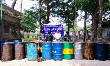 ভোলায় ২,৮৫০ লিটার জ্বালানি তেল ও ৯০০ লিটার ভেজাল ভোজ্যতেল জব্দ