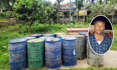 হাতিয়ায় ৩ হাজার লিটার ডিজেল জব্দ, আটক ১