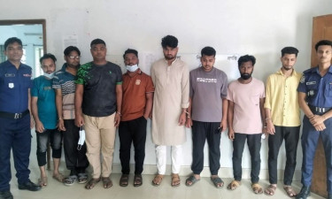 বুড়িচংয়ে পুলিশের অভিযানে ৮ মাদকসেবী গ্রেপ্তার