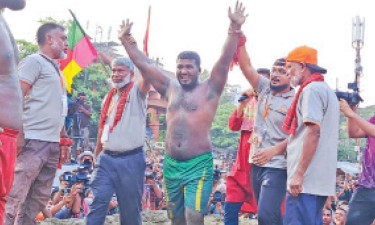 বাঘা শরীফ হ্যাটট্রিক চ্যাম্পিয়ন