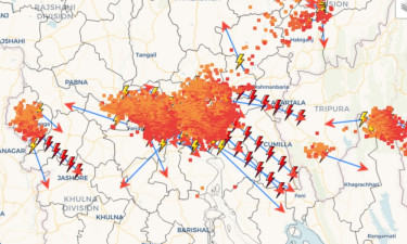 সতর্কবার্তা : সন্ধ্যার পর ১৬ জেলায় কালবৈশাখীর শঙ্কা