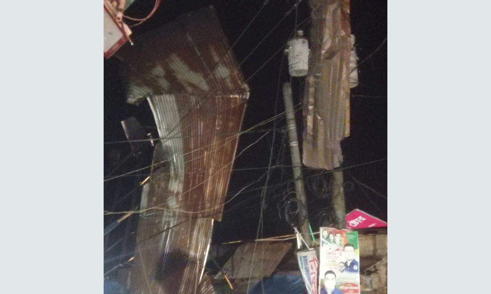 চৌদ্দগ্রামে কালবৈশাখী ঝড়ের তাণ্ডব, ব্যাপক ক্ষয়ক্ষতি