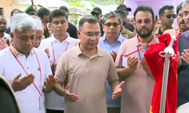 বাবার কাটা খাল পুনঃখনন করলেন তারেক রহমান