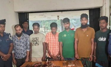 হবিগঞ্জে ট্রান্সফরমার চুরি চক্রের ৬ সদস্য গ্রেপ্তার