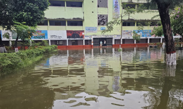 দুই দিনের বৃষ্টিতে পানিতে ডুবল কুমিল্লা ভিক্টোরিয়া কলেজ