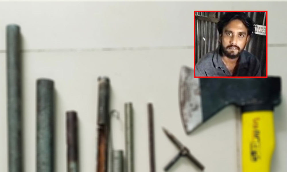 যমুনার চরাঞ্চল থেকে দেশীয় অস্ত্রসহ যুবক গ্রেপ্তার