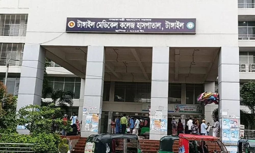 টাঙ্গাইল মেডিক্যালে মাথায় অক্সিজেন সিলিন্ডার পড়ে রোগীর মৃত্যু