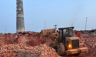 সিরাজগঞ্জে ৫ ইটভাটায় অভিযান, ১১ লাখ টাকা জরিমানা