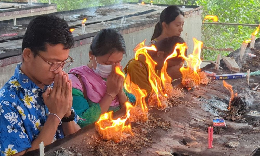 বিশ্ব শান্তি কামনায় রাঙামাটিতে বুদ্ধ পূর্ণিমা উদযাপন