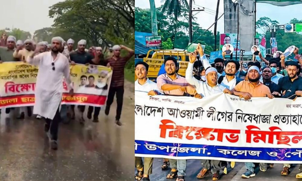 দেশের বিভিন্ন স্থানে নিষিদ্ধ ছাত্রলীগ-যুবলীগের মিছিল