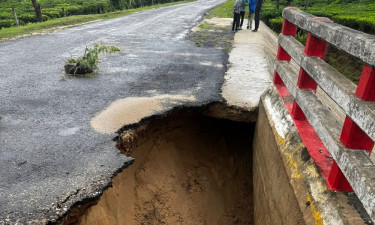 হবিগঞ্জে টানা বর্ষণ ও পাহাড়ি ঢলে ৪ ব্রিজ ঝুঁকিপূর্ণ