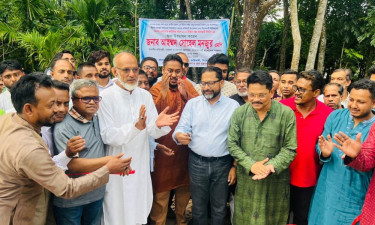 সন্ধ্যা নদীর ভাঙন ঠেকাতে কাউখালীতে ১.৭১ কোটি টাকার প্রকল্প উদ্বোধন