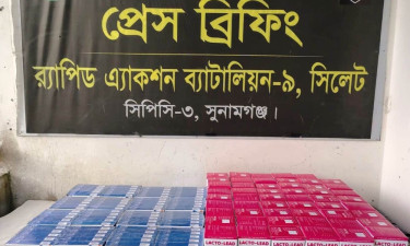 সুনামগঞ্জে ২ লাখ টাকার ভারতীয় পণ্য জব্দ