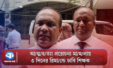 আত্মহত্যা প্ররোচনা মামলায় ঢাবি শিক্ষক ৩ দিনের রিমান্ডে