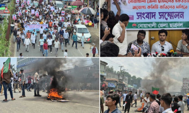 নিজ এলাকায় ছাত্রদল সম্পাদক নাছিরকে অবাঞ্ছিত ঘোষণা, সড়ক অবরোধ