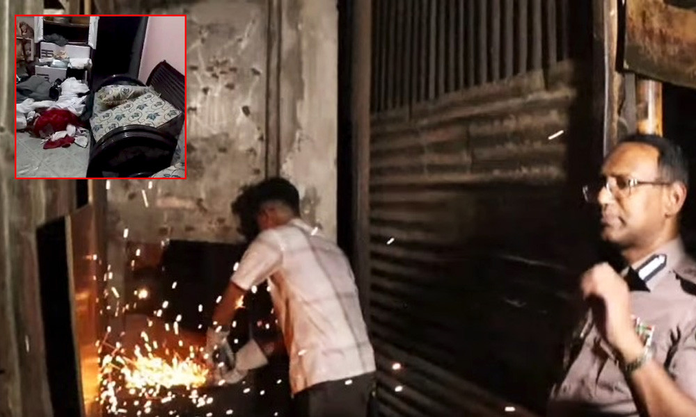 বস্তিতে পাওয়া গেল একাধিক সুড়ঙ্গপথ, ভেতরে বিলাসবহুল এসি কক্ষ