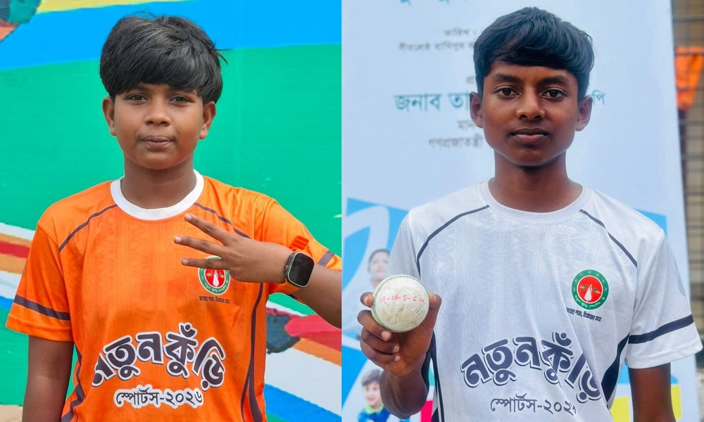 পটিয়ার মাইরিনের গোলবন্যা, কালীগঞ্জের সাকিবুলের ঘূর্ণি জাদু