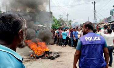 ভোলায় বিএনপি নেতা জাকিরের মুক্তির দাবিতে বিক্ষোভ