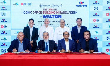 দেশের সর্ববৃহৎ আইকনিক কর্পোরেট অফিস নির্মাণ করছে ওয়ালটন