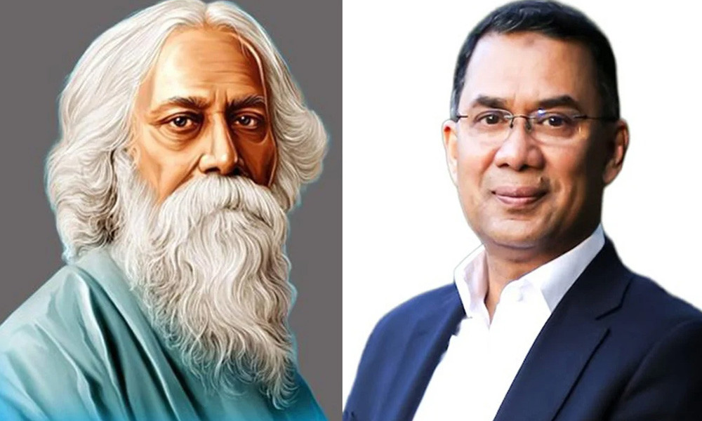 রবীন্দ্রনাথ ঠাকুরের জন্মবার্ষিকীতে প্রধানমন্ত্রীর শ্রদ্ধা