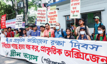 নির্বিচারে বৃক্ষনিধন বন্ধের দাবি