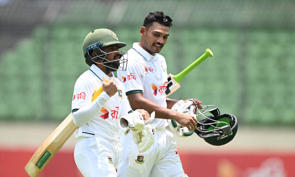 ১০০ পেরিয়ে লাঞ্চ বিরতিতে বাংলাদেশ